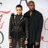Kim Kardashian (enceinte) et son mari Kanye West - People à la soirée des CFDA Fashion Awards 2015 au Lincoln Center à New York, le 1er juin 2015. C