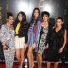 Kourtney Kardashian, Kylie Jenner, Kendall Jenner, Kris Jenner and Kim Kardashian à l'ouverture du restaurant Ryu à New York, le 23 avril 2012
