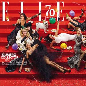 La couverture du magazine Elle qui fête ses 70 ans. Photo réalisée par Jean-Paul Goude