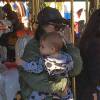 Kourtney Kardashian et son fils Reign Disick (1 an) passent un après-midi à Disneyland. Anaheim, le 14 décembre 2015.
