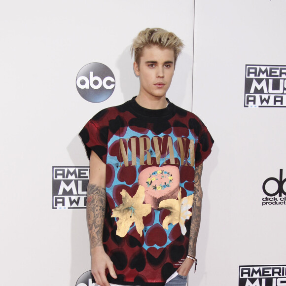 Justin Bieber - 43ème cérémonie annuelle des "American music awards" à Los Angeles le 23 novembre 2015.