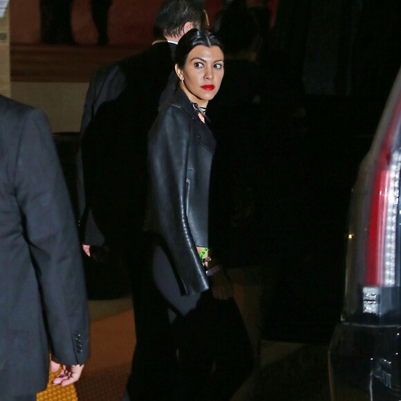 Kourtney Kardashian - Personnalités allant au concert de The Weeknd à Los Angeles, le 9 décembre 2015.
