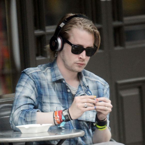 Macaulay Culkin à Londres le 17 avril 2013.