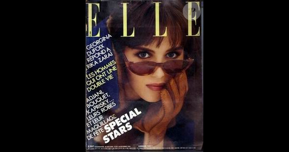 Isabelle Adjani en couverture du magazine Elle de 1985