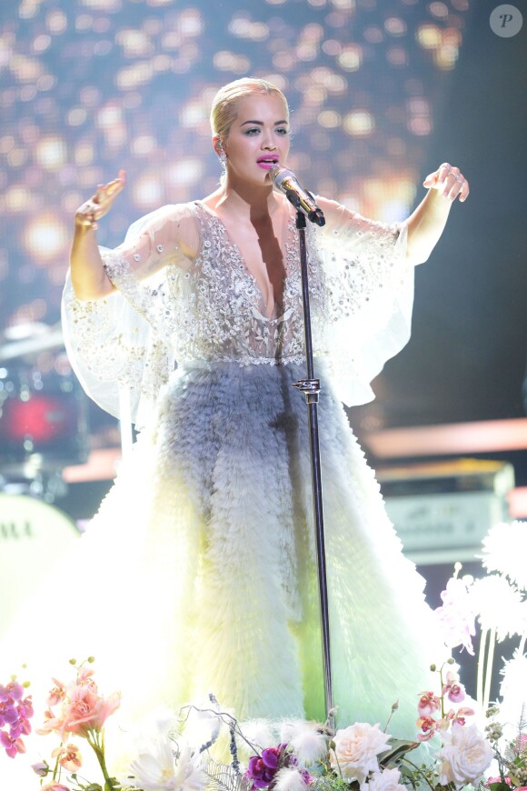 Rita Ora aux Bambi Awards 2015 à Berlin. Le 12 novembre 2015.
