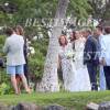 Exclusif - Le musicien Steve Aoki et le mannequin australien Tiernan Cowling se sont mariés à Maui le 18 décembre 2015, en présence de leurs familles et de nombreux amis.