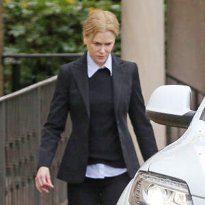 Exclusif - Nicole Kidman à la sortie d'une église de Nashville le 29 novembre 2015.