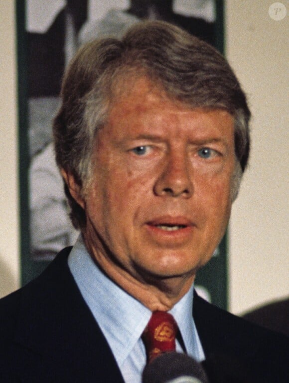 Le gouverneur de Géorge Jimmy Carter à Baltimore, le 13 mai 1976