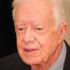 Jimmy Carter lors d'une séance de dédicaces pour son ouvrage A Call to Action : Women, Religion, Violence, and Power au Swedish-American Museum de Chicago, le 27 mars 2014