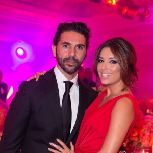 Exclusif - Eva Longoria (robe Monsoori, bijoux Messika) et son compagnon Jose Antonio Baston - Dîner du Global Gift Gala au profit de L'Unicef France Frimousses de Créateurs, de The Global Gift Foundati