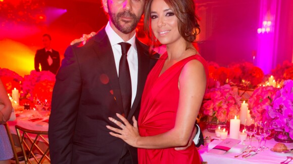 Eva Longoria et son fiancé Jose Antonio Baston.