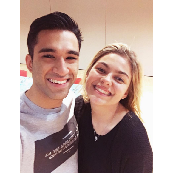 Louane Emera et WaRTeK : selfie après un super soirée à Genève