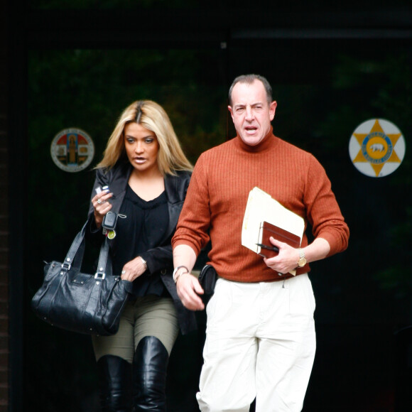 Michael Lohan est allé à la prison d'Hollywood déposer plainte contre son ex Kate Major à Los Angeles, le 23 mars 2011