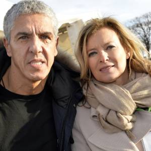 Samy Naceri et Valérie Trierweiler - Le Secours populaire, Marcel Campion et le Monde Festif invitent 1000 enfants d'Ile de France à la Grande roue place de la Concorde à Paris le 22 décembre 2015 pour une après-midi festive avec remise de cadeaux.