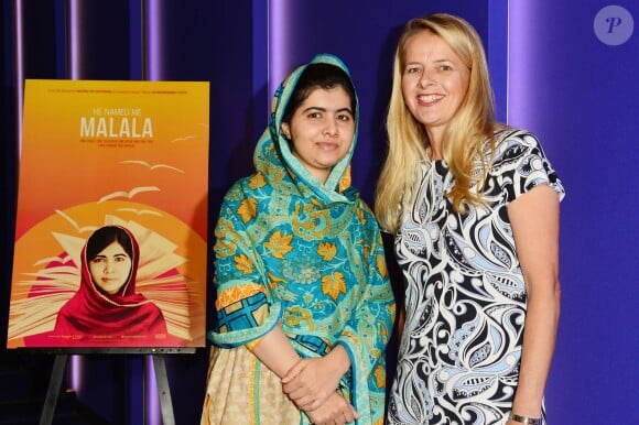 Exclusif - Malala Yousafzai et la princesse Mabel des Pays-Bas (Membre du Conseil consultatif de la fondation Malala) - Projection du film "He named me Malala", organisée par la fondation Malala, à Londres. le 22 octobre 2015  Exclusive - For Germany Call for price - 22 October 2015. Special Screening of 'He Named me Malala' attended by Malala Yousafzai and family, hosted by The Malala Fund22/10/2015 - Londres