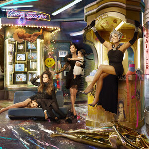 Photo de famille des Kardashian par David LaChapelle. Décembre 2013.