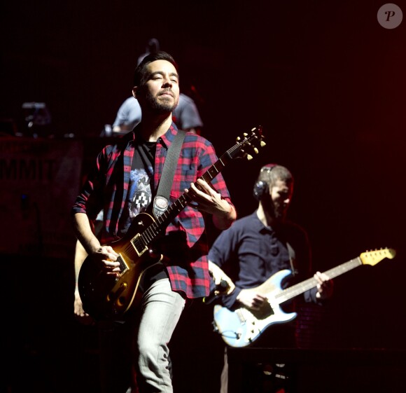 Linkin Park en concert à Amsterdam en novembre 2014