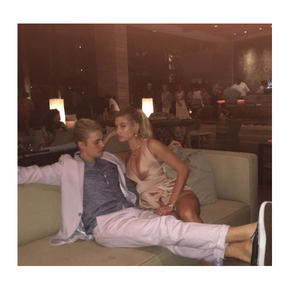 Justin Bieber et sa petite-amie supposée Hailey Baldwin / photo postée sur Instagram, le 3 janvier 2016.