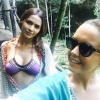 Leila Ben Khalifa en vacances au Mexique. Elle a passé le Nouvel An 2015, sans Aymeric.