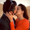 Eva Longoria et son fiancé Jose Antonio Baston / photo postée sur le compte Instagram de l'actrice au mois de décembre 2015.