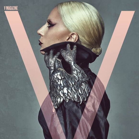 Lady Gaga, rédactrice invitée du V99, en couverture du magazine V. Photo par Steven Klein.