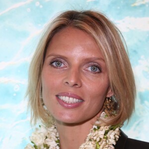 Sylvie Tellier au stand Tahiti du salon Top Resa au Parc des expositions à Paris le 29 Septembre 2015.