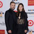 Justin Timberlake et sa femme Jessica Biel - People aux GLSEN Awards à l'hôtel Wilshire de Beverly Hills le 23 octobre 2015.