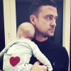 Justin Timberlake a posté une photo de lui avec son fils Silas sur sa page Instagram au mois de juin 2015.