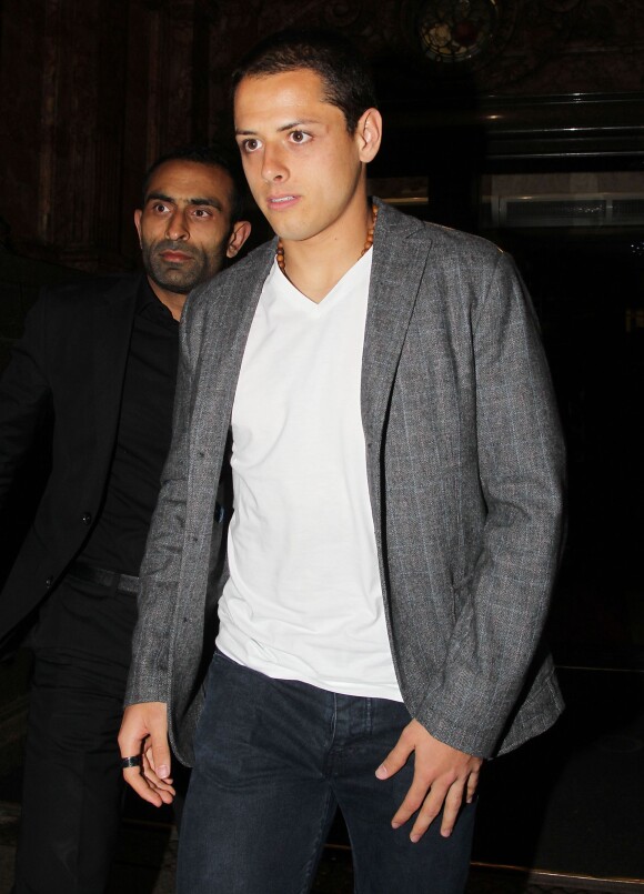 Javier Hernandez à Manchester, le 5 mai 2013