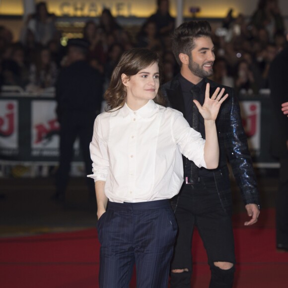 Christine and the Queens et Kendji Girac - 17ème cérémonie des NRJ Music Awards 2015 au Palais des Festivals à Cannes, le 7 novembre 2015.