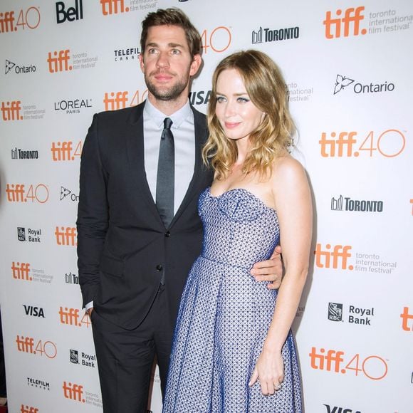 John Krasinski et Emily Blunt à Toronto, le 11 septembre 2015.