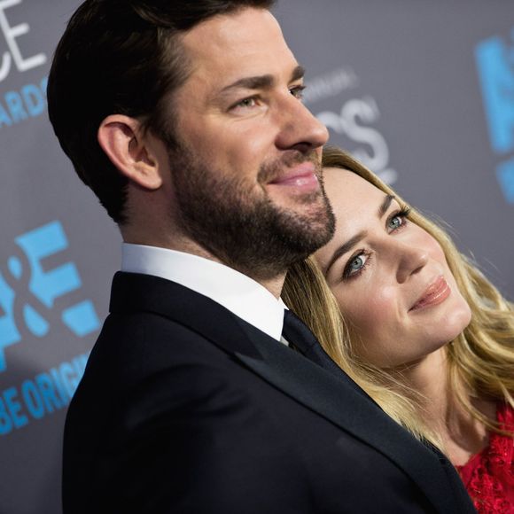 John Krasinski et Emily Blunt à Los Angeles, le 15 janvier 2015.