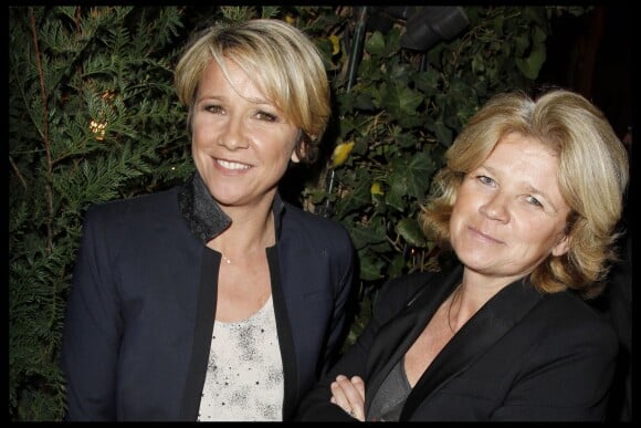 Ariane Massenet et sa soeur Béatrice à Paris, en avril 2012.