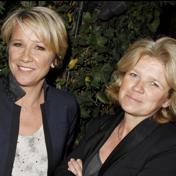 Ariane Massenet et sa soeur Béatrice à Paris, en avril 2012.