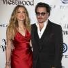 Johnny Depp et sa femme Amber Heard - 9ème Gala Heaven organisé par l'association The Art Of Elysium à Culver City le 9 janvier 2016.