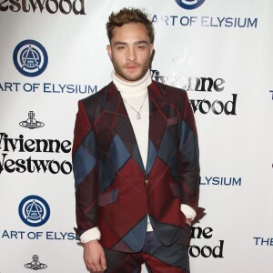 Ed Westwick - 9ème Gala Heaven organisé par l'association The Art Of Elysium à Culver City le 9 janvier 2016.