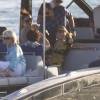 Exclusif - Mariah Carey, son compagnon James Packer et ses enfants Moroccan et Monroe sont arrivés à Sydney en Australie, avant de rejoindre Lachlan Murdoch (fils de l'homme d'affaires australo-américain Rupert Murdoch) et sa femme Sarah sur leur voilier de luxe de 42,6 mètres (le Sarissa) sur le port de Sydney pour une fête du jour de l'an le 1er janvier 2016.