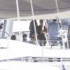 Exclusif - Mariah Carey, son compagnon James Packer et ses enfants Moroccan et Monroe sont arrivés à Sydney en Australie, avant de rejoindre Lachlan Murdoch (fils de l'homme d'affaires australo-américain Rupert Murdoch) et sa femme Sarah sur leur voilier de luxe de 42,6 mètres (le Sarissa) sur le port de Sydney pour une fête du jour de l'an le 1er janvier 2016.