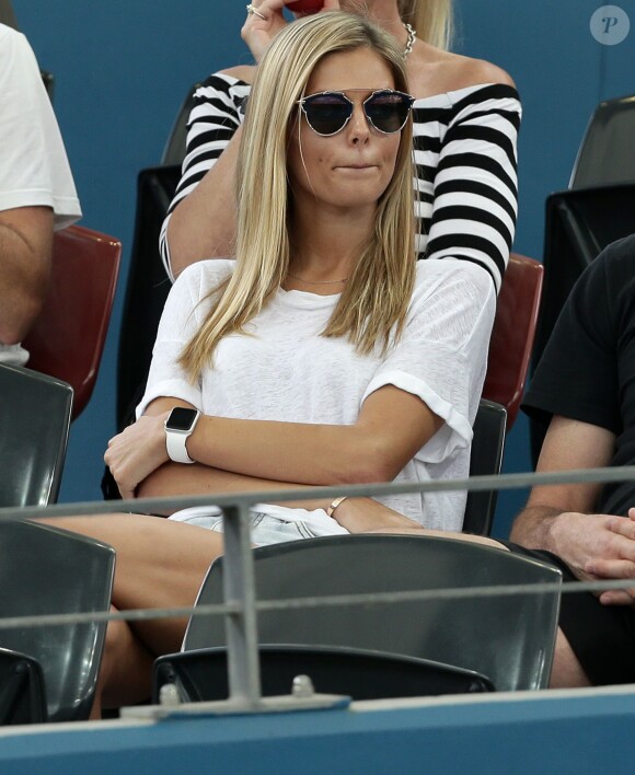 Danielle Knudson, la compagne de Milos Raonic lors du tournoi de Brisbane au Queensland Tennis Centre de Brisbane le 9 janvier 2016