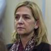 L'infante Cristina d'Espagne le 11 janvier 2016 au premier jour du procès de l'affaire Noos au tribunal à l'Ecole d'administration publique des Baléares à Palma de Majorque. Son mari Iñaki Urdangarin, accusé entre autres de détournement de fonds et de trafic d'influence, est l'un des principaux prévenus, tandis que la fille du roi Juan Carlos Ier est inculpée de fraude fiscale.