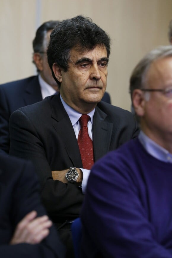 Luis Lobon Martin - Premier jour du procès de l'affaire Noos au tribunal à l'Ecole d'administration publique des Baléares à Palma de Majorque, le 11 janvier 2016. Iñaki Urdangarin, accusé entre autres de détournement de fonds et de trafic d'influence, est l'un des principaux prévenus, tandis que l'infante Cristina d'Espagne est inculpée de fraude fiscale.