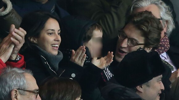 PSG-Lyon : Jean Sarkozy supporter ravi avec sa belle Jessica et leur fils Solal