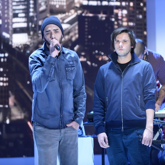 Orelsan (Clément et Aurélien Cotentin) - Enregistrement de l'émission "Vivement Dimanche" à Paris le 15 Décembre 2015 et qui sera diffusée le 6 Janvier 2016.