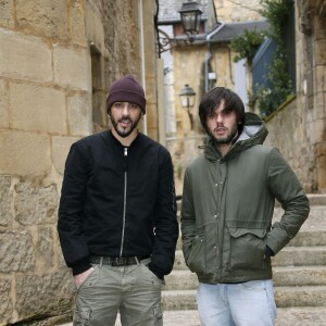 Gringe ( Guillaume Tranchant) et Orelsan (Aurélien Cotentin) du duo de rappeurs "Les Casseurs Flowters" durant la 24ème édition du Festival du Film de Sarlat, le 13 novembre 2015. © Patrick Bernard / Bestimage