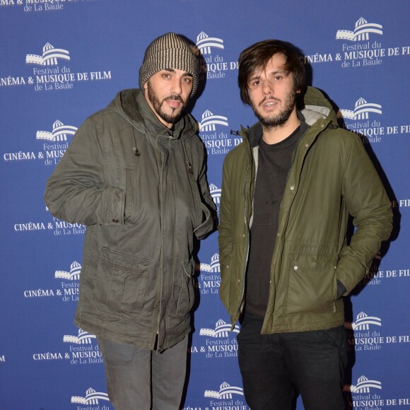 Gringe et Orelsan - Ouverture du Festival du Cinéma et Musique de Film de La Baule le 11 novembre 2015. © Rachid Bellak/Bestimage