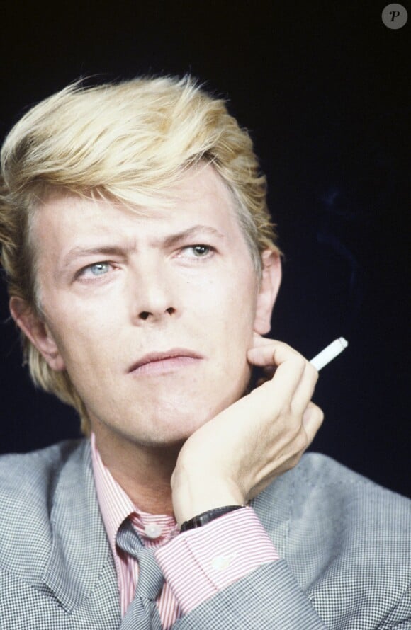 David Bowie à Cannes en mai 1983.