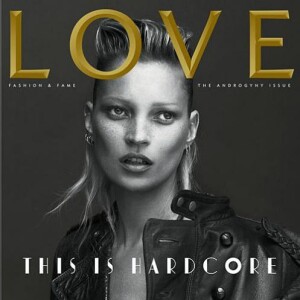 Kate moss en couverture de Love Magazine en 2011