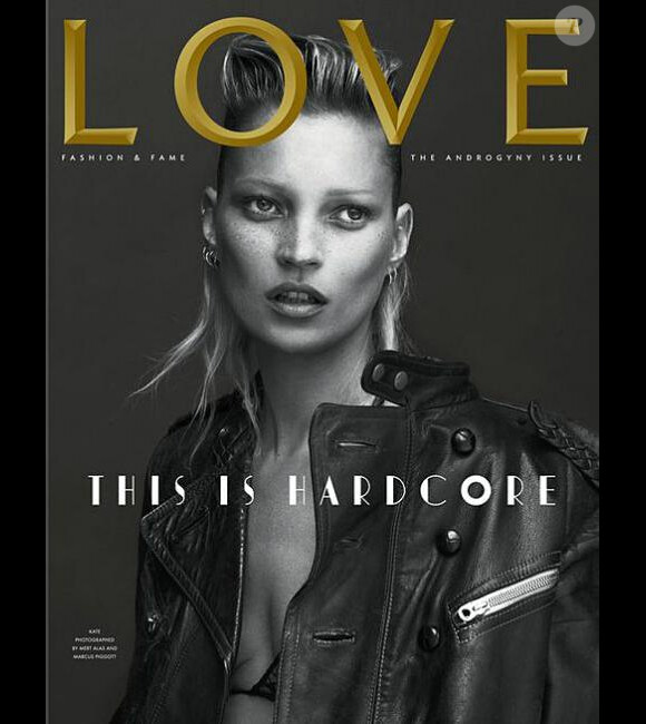 Kate moss en couverture de Love Magazine en 2011