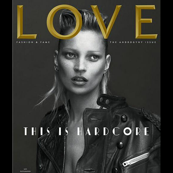 Kate moss en couverture de Love Magazine en 2011