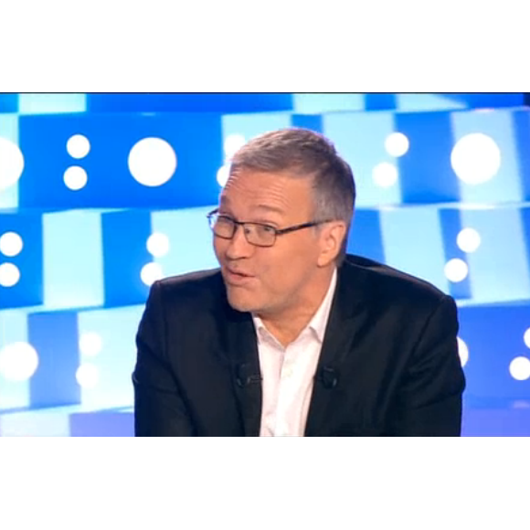 Laurent Ruquier présente On n'est pas couché sur France 2, le samedi 16 janvier 2016.